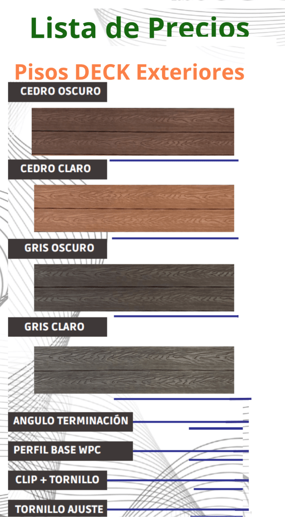 Pisos SPC
Fácil de limpiar
Fácil de Instalar
No Inflamable 
Resistente al Agua
Larga Vida útil
10 Años de Garantía
Anti deslizante